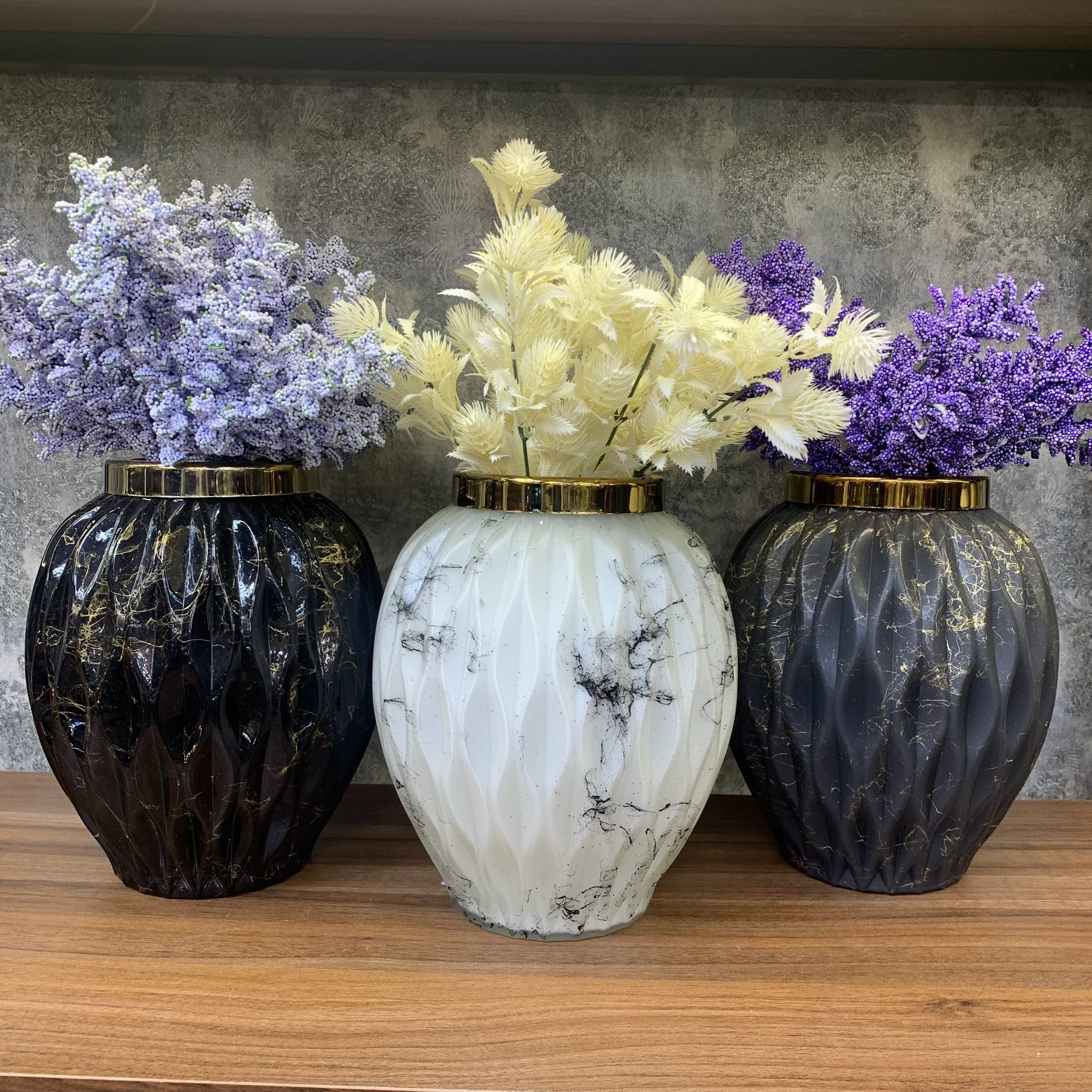 گلدان خمره ای ماربل