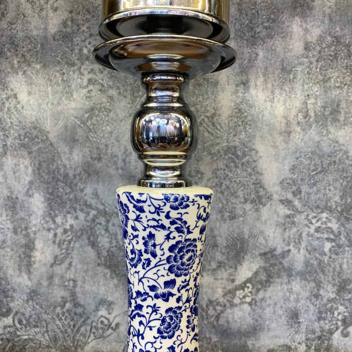 شمعدان قلم آبی