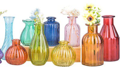جدیدترین گلدان های دکوری شیشه ای
