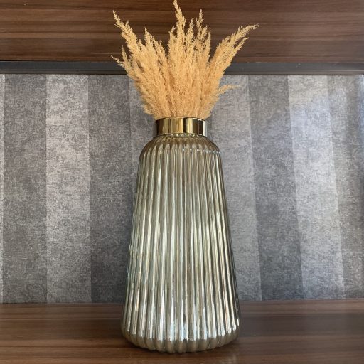 گلدان شیشه ای رنگی
