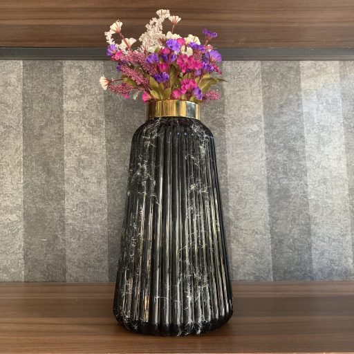 گلدان شیشه ای ماربل